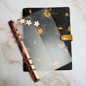 COACH Notebook A5 Binder Adapter Insert & Pockets ONLY | NOTEBOOK* Not Included